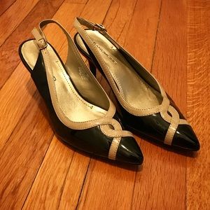 Bandolino Pointy Toe Shoe with Heel Strap